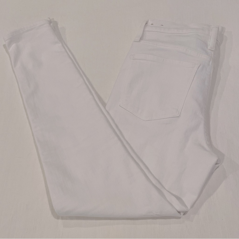 Madewell 10” high rise skinny in white